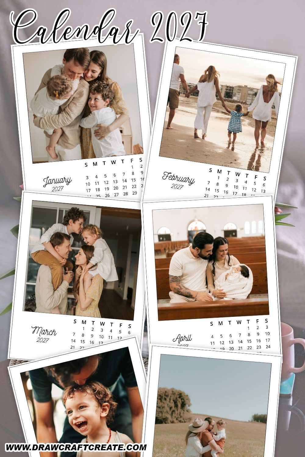 2027 Photo Calendar Template