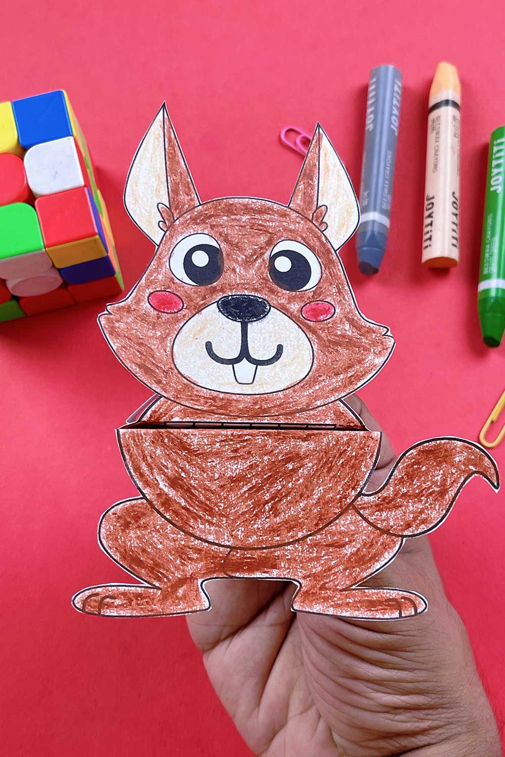 Squirrel puppet