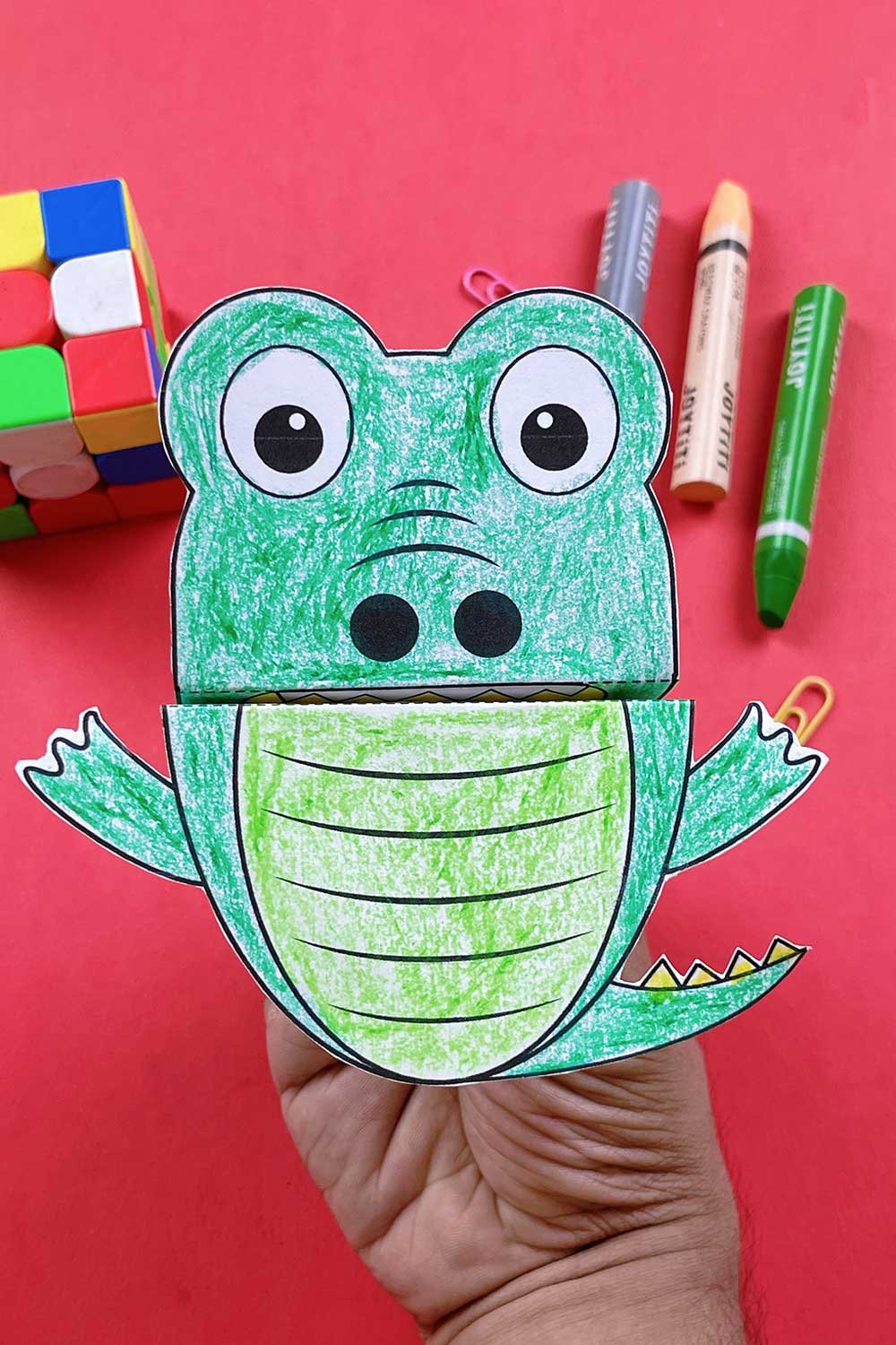 crocodile puppet