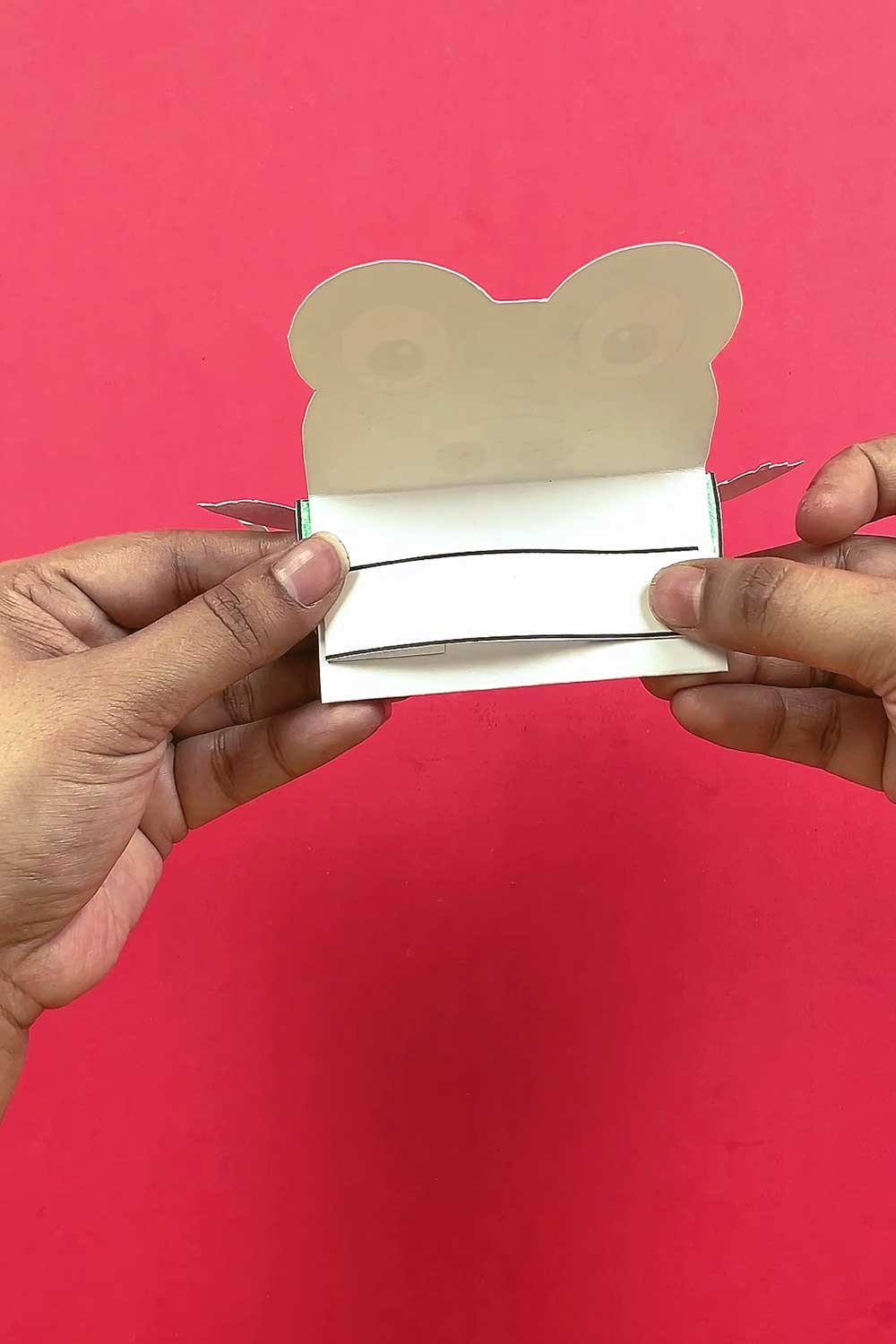 how to make crocodile puppet