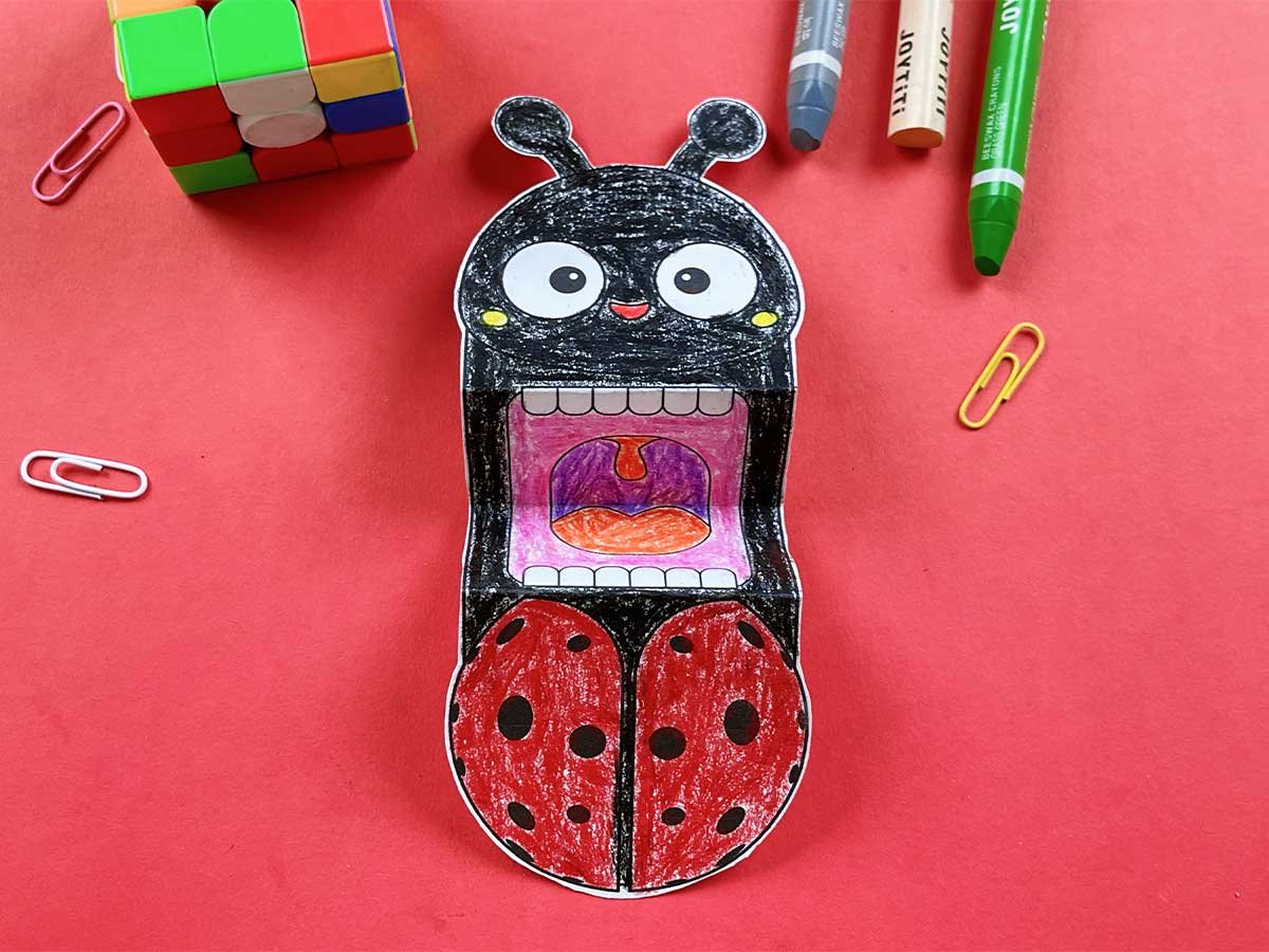 ladybug puppet template