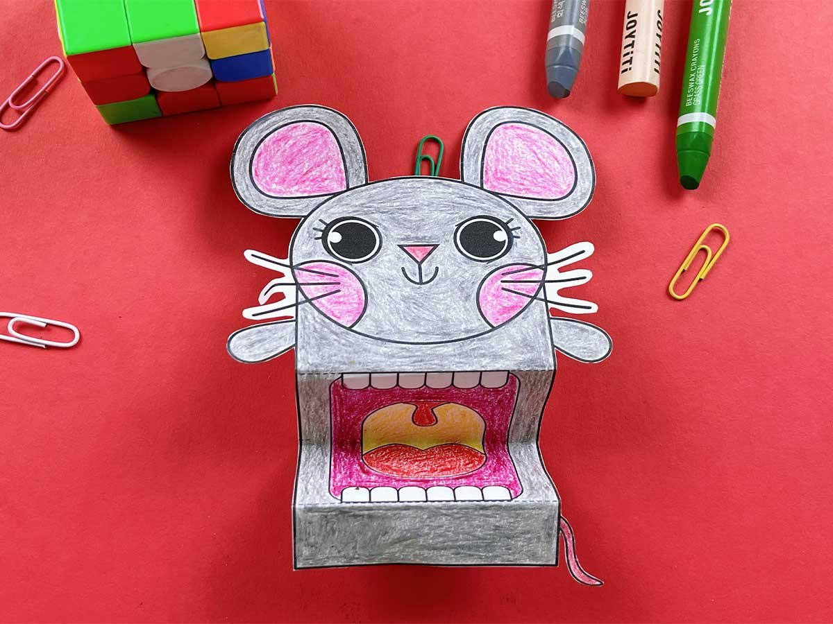 mouse puppet template