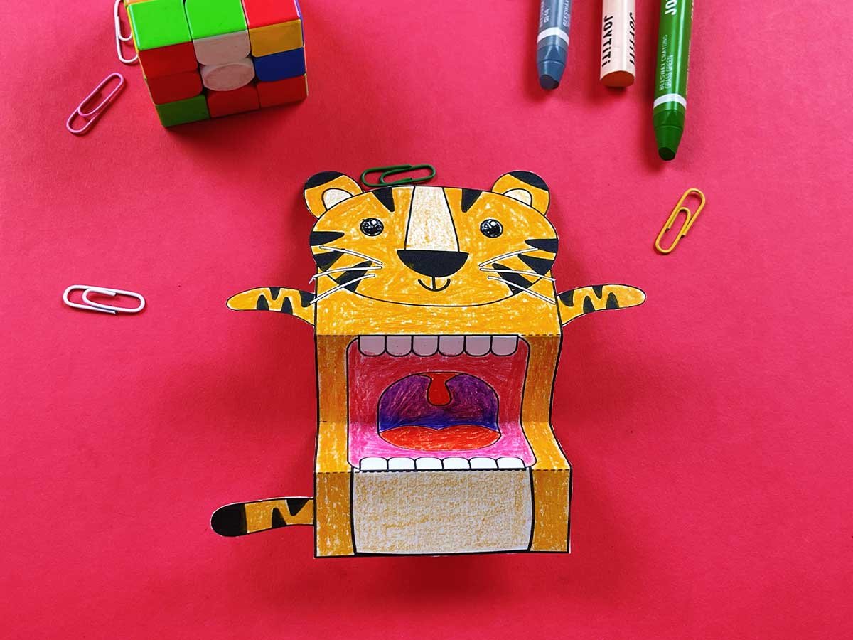 tiger puppet template