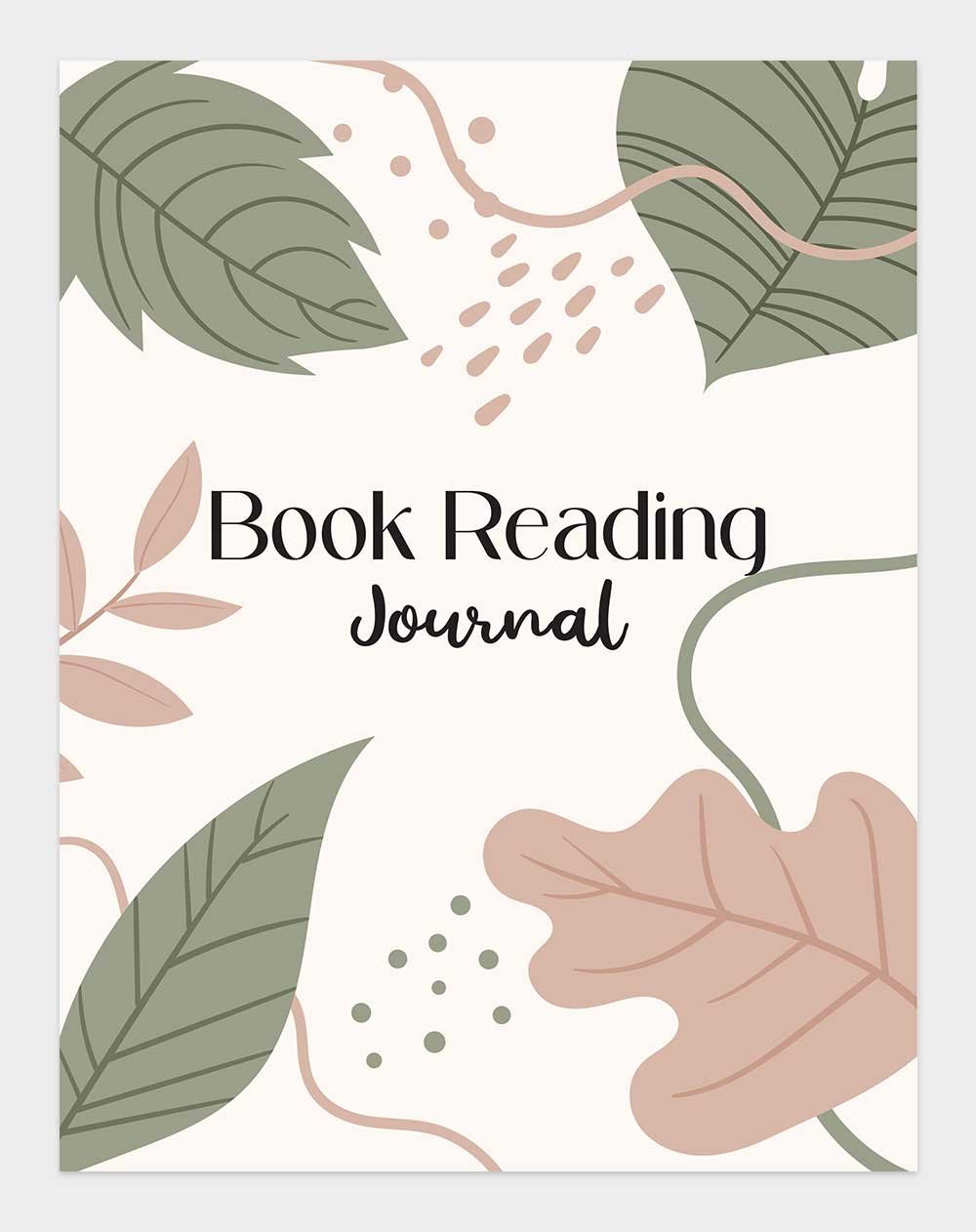 book reading journal cover