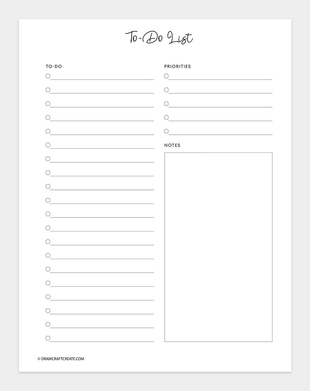 to do list template