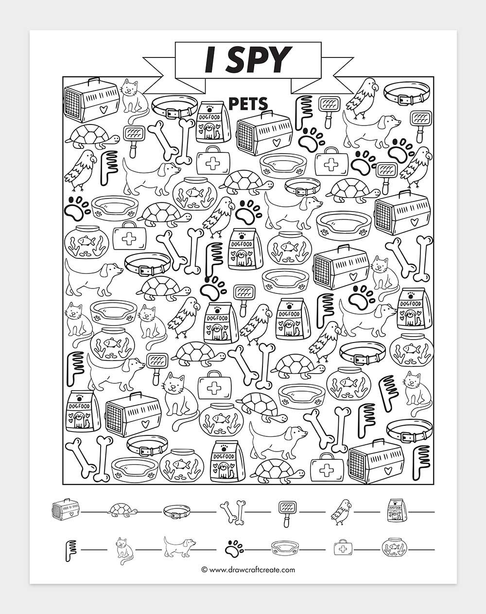 printable i spy pets