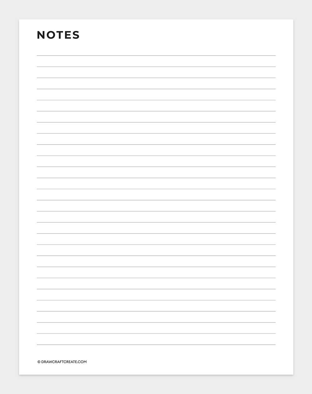 notes