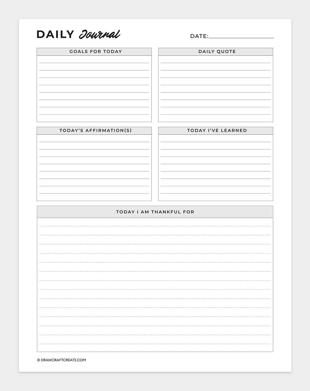 daily journal