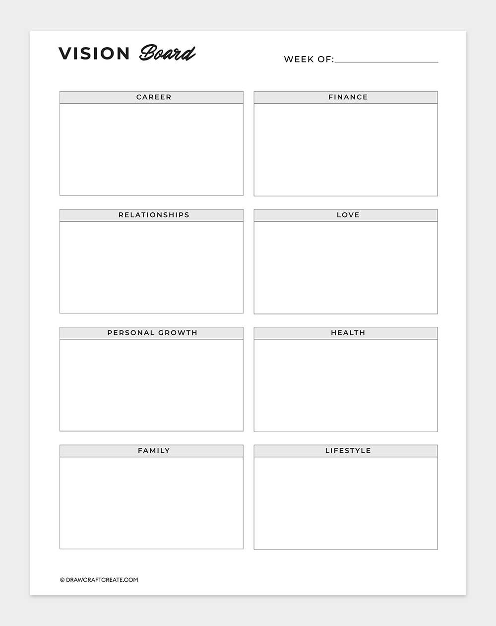 vision board