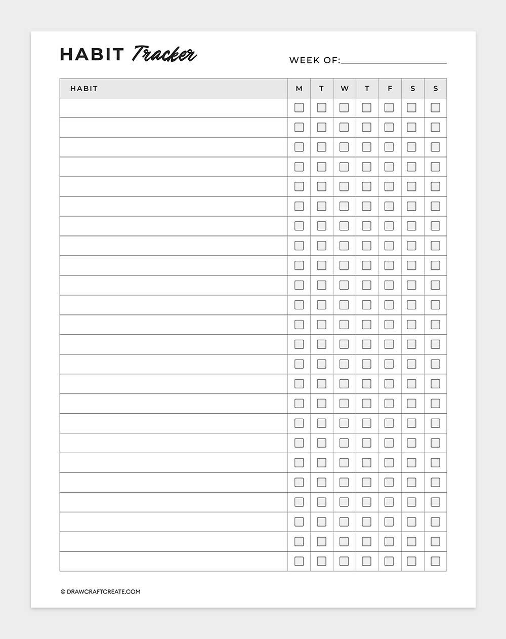 habit tracker