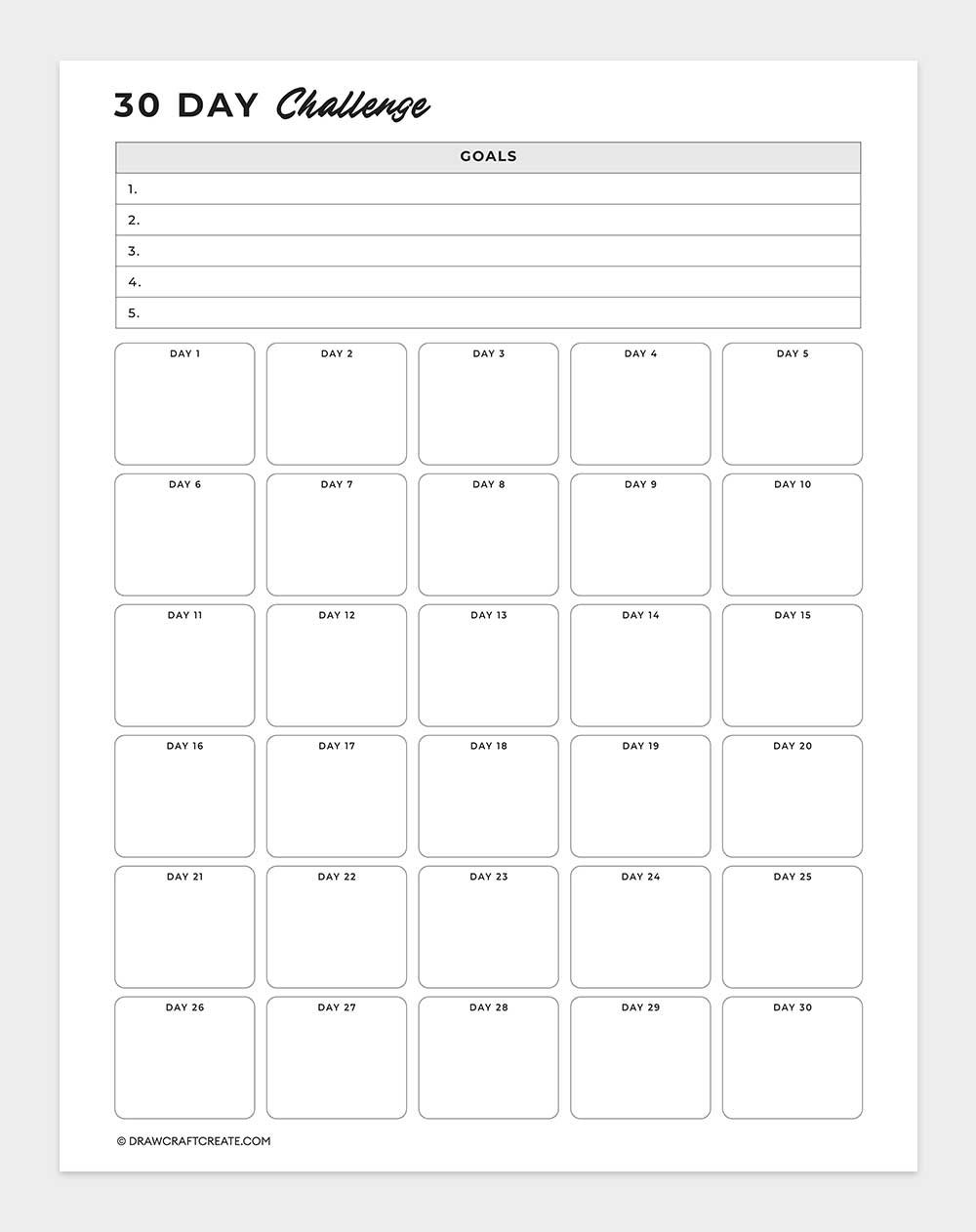 30 day challenge