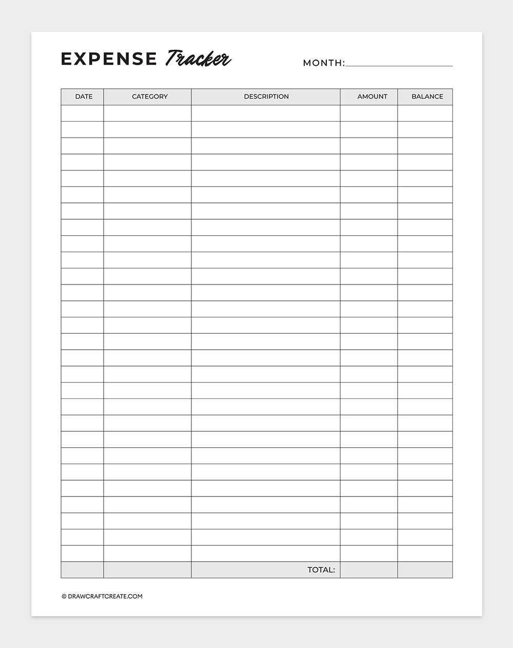 expense tracker