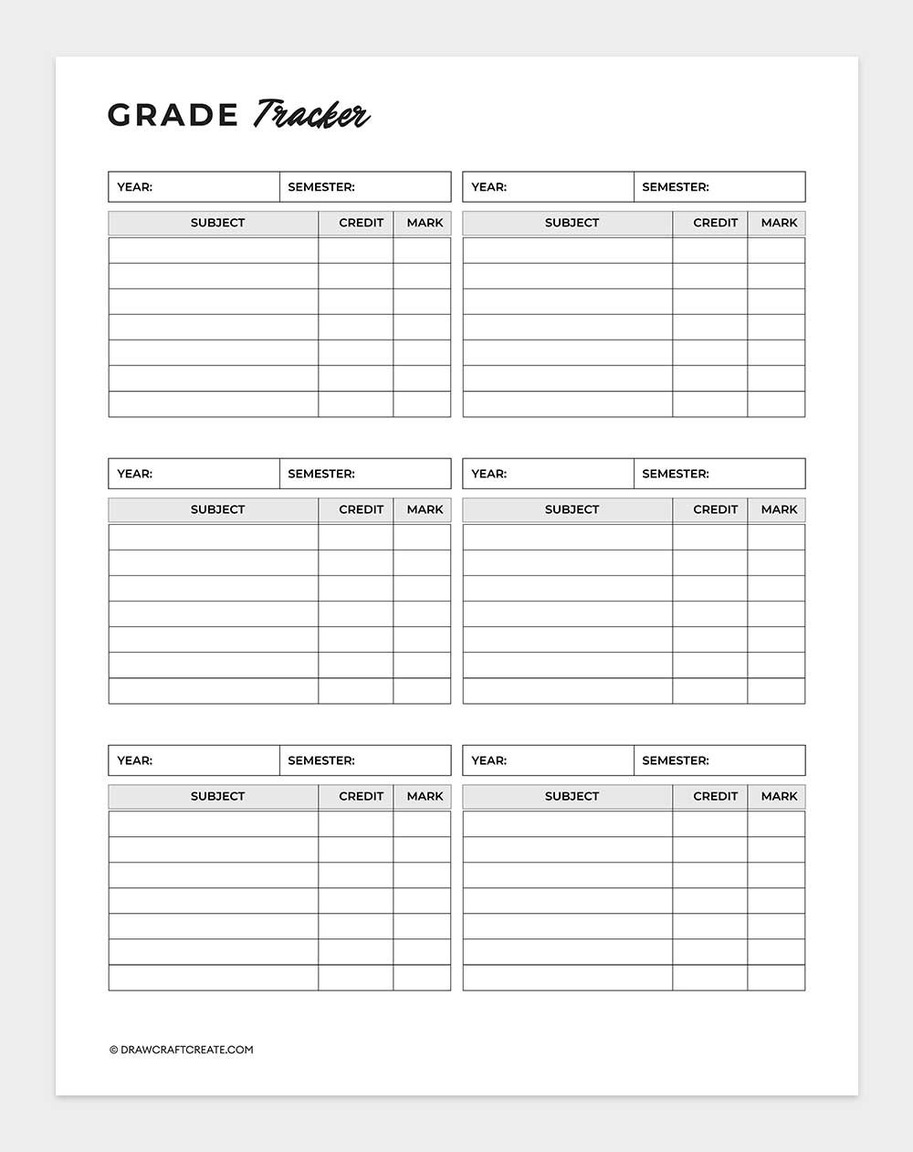 grade tracker