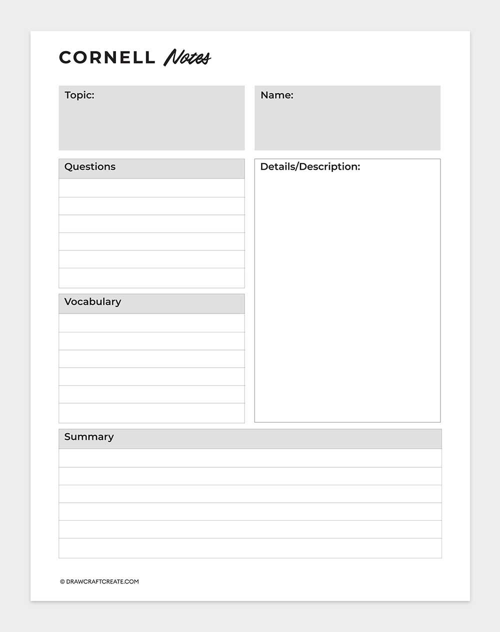 cornell notes