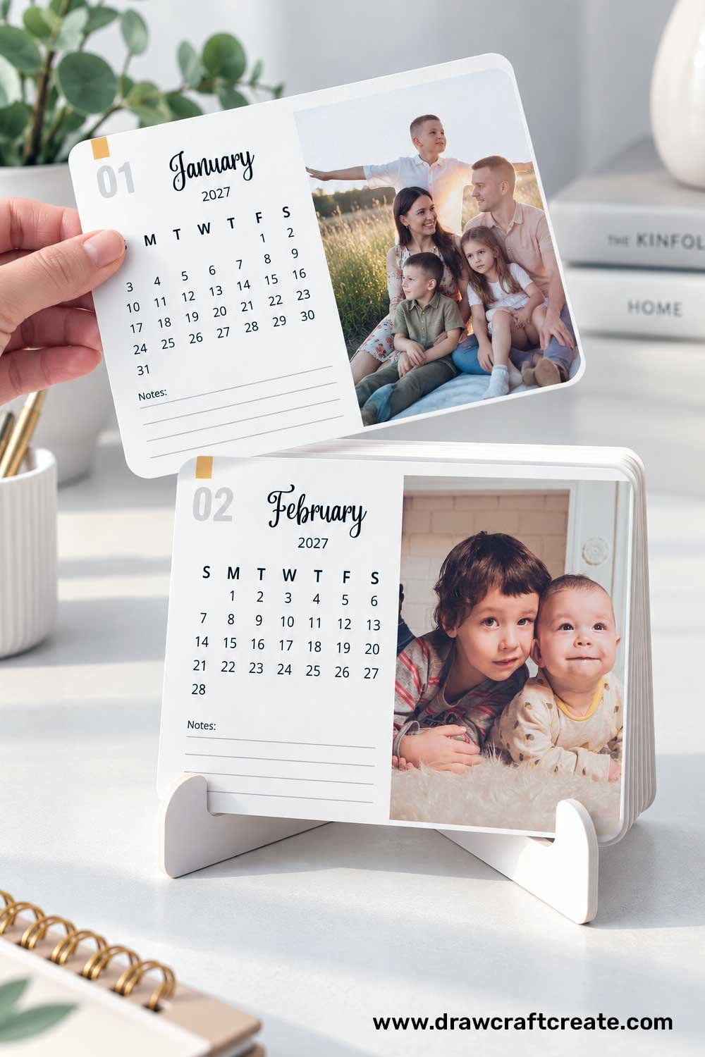 2027 Desk Calendar