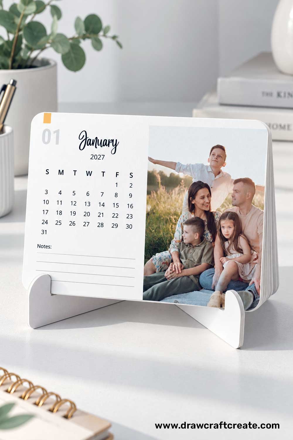 2027 Desk Calendar