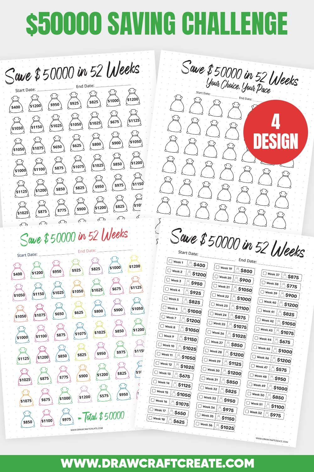 $50000 Savings Challenge